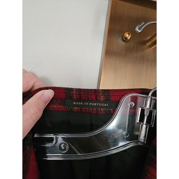 Vitale Barberis Canonico Men's Red Plaid Blazer Sports Coat Custom Size 43 - Picture 7 of 11